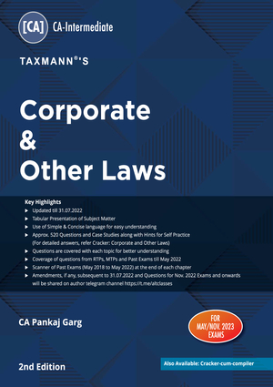 CA Inter | Group 1 | Paper 2 | STUDY MATERIAL for LAW by Pankaj Garg ...